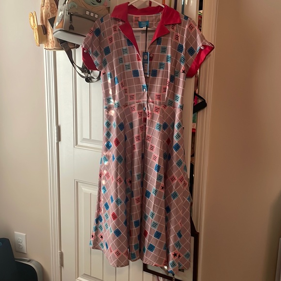 Unique Vintage x Hasbro Scrabble Dress!!! - Picture 5 of 5